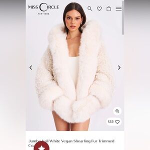 Jumbo Kali Vegan Shearling Fur Coat